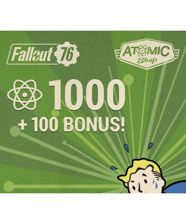 Fallout 76 - 1000 +100 Bonus Atoms XBOX One Xbox One Key GLOBAL